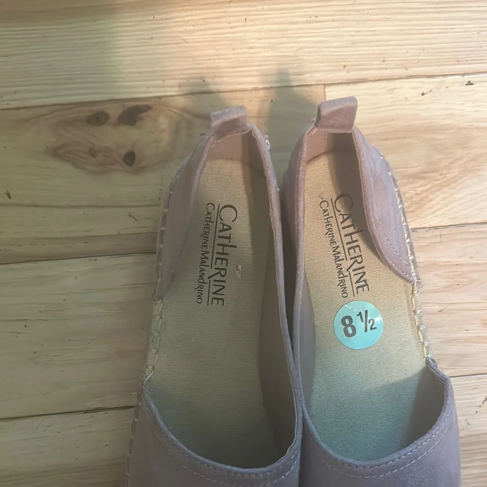 Catherines Pink Espadrille Shoes Casual Comfort - Picture 5 of 5